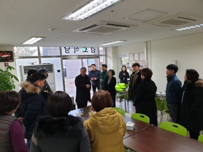 BNI 봉사활동 격려를 위한 회장님 격려방문 이미지